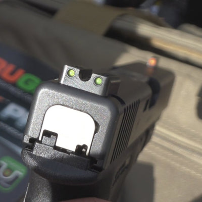 TruGlo TFK Pro Fiber Optic Tritium Glock Sight Accessories, Glock 17/17L (Used)