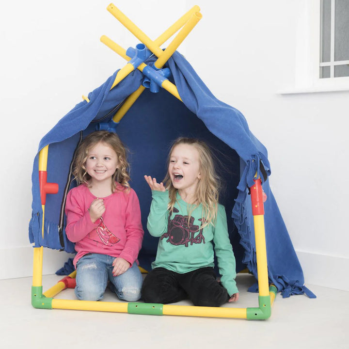 Tubelox Deluxe 220 Piece Building and Construction Kids Toy Set with Storage Bag - VMInnovations