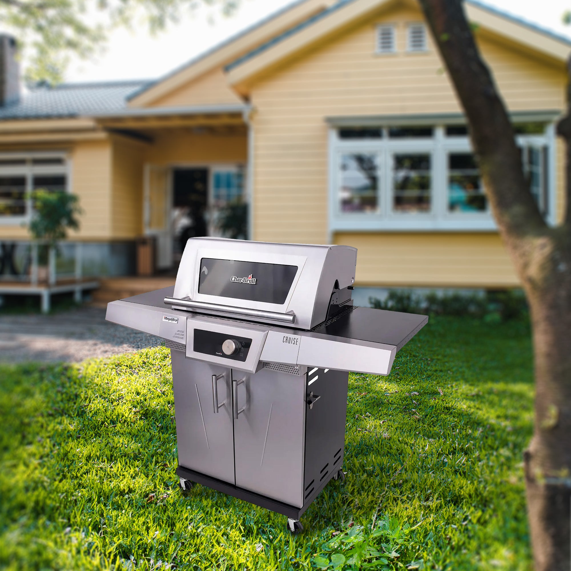 Char-Broil Cruise Control Gas Grill w/3 Burners & Stainless Steel (Used) - VMInnovations