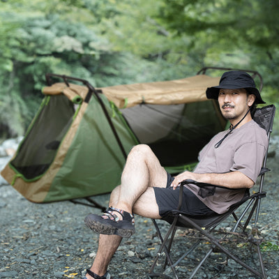 Kamp-Rite Original Tent Cot Folding Camping and Hiking Bed 1 Person (Open Box) - VMInnovations