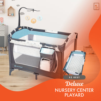 Baby Trend EZ Rest Deluxe Nursery Center Playard Full Size Bassinet (Open Box) - VMInnovations