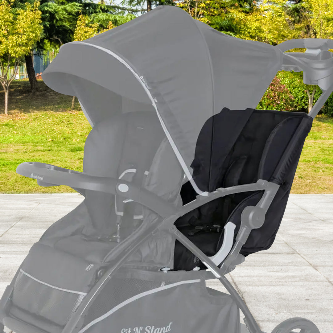 Baby Trend Second Seat for Shopper Stroller, Stroller Not Included (Open Box)