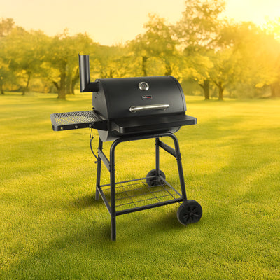 Grill Boss 23" Charcoal Barrel Grill, Adjustable Large Cooking Area (Open Box)