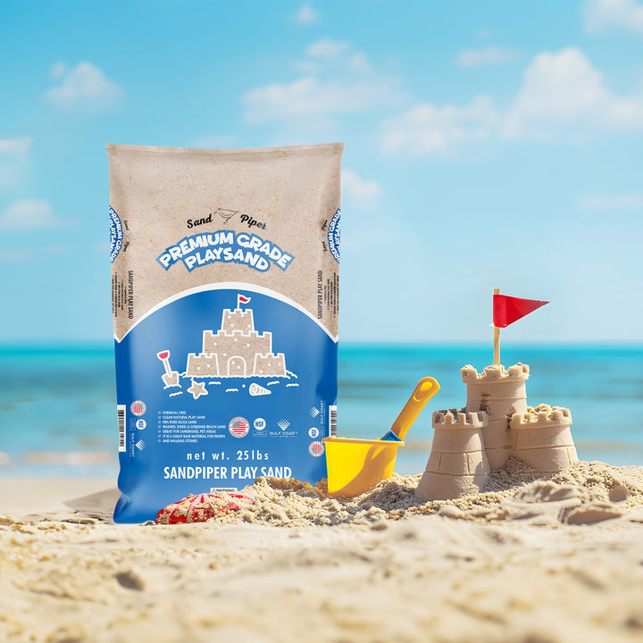 SandPiper 25 Pound Premium Grade Multi-Use Play Sand with Chemical Free Formula