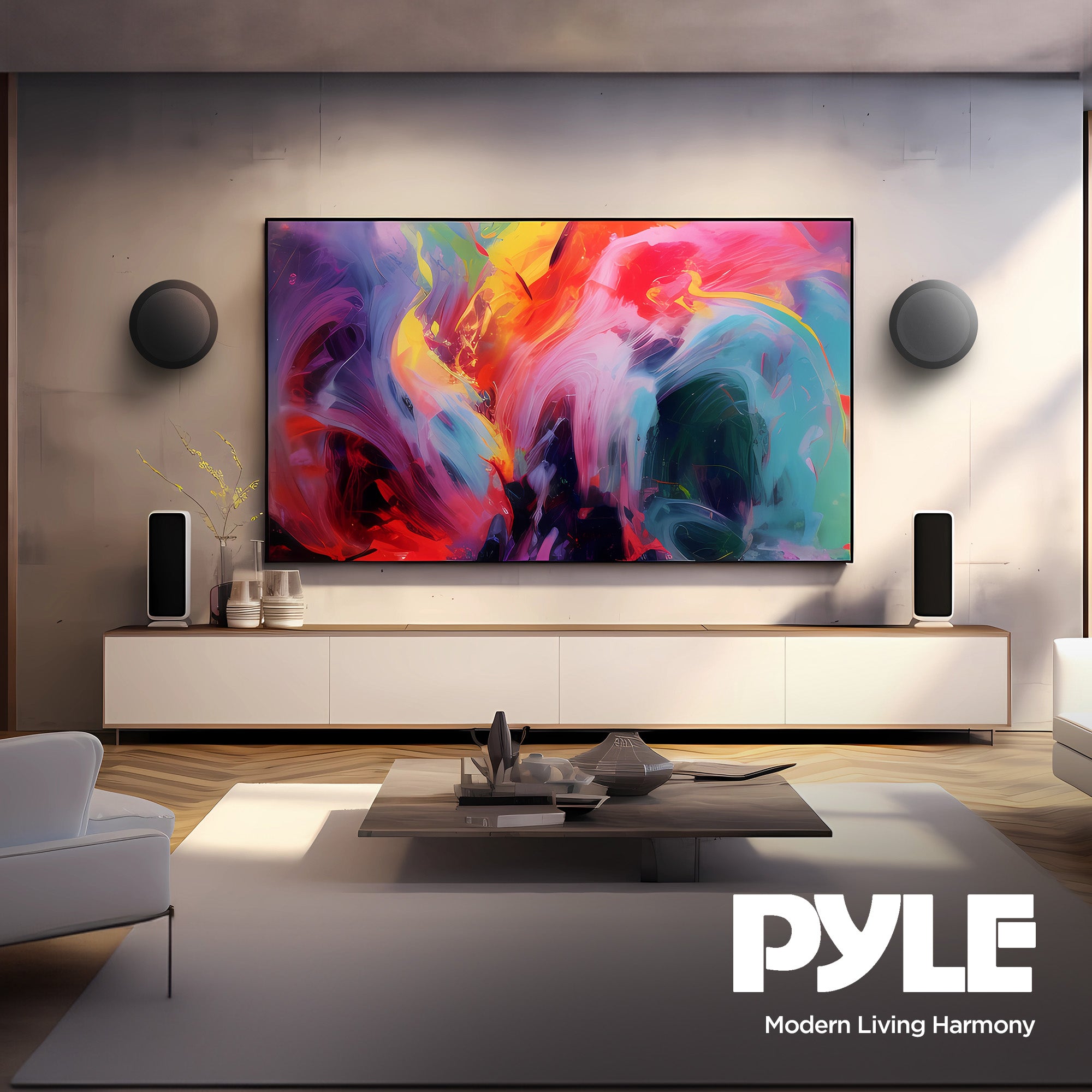 Pyle PDIC 200W 6.5" In Wall Ceiling Speakers, Spring-Loaded Terminals (Open Box) - VMInnovations