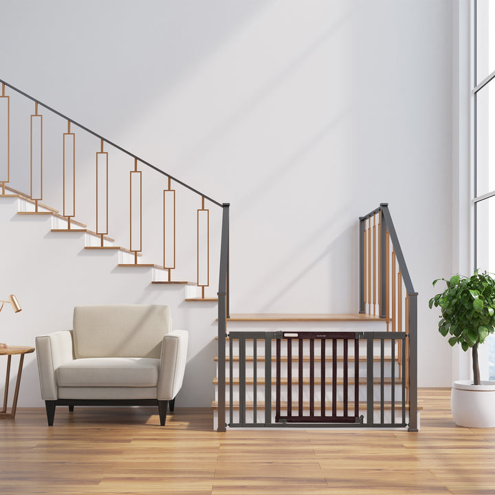 Ingenuity 30" Summer Infant West End Safety Pet and Baby Gate, Dark Walnut(Used) - VMInnovations