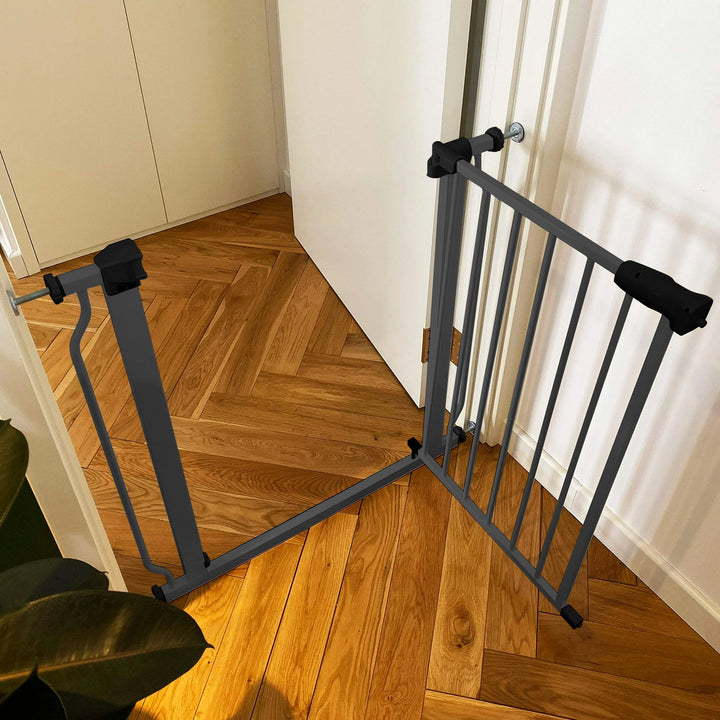 BalanceFrom Walk-Thru Safety Gate, 29.1-33.8"W, 30"H, Graphite (Used)