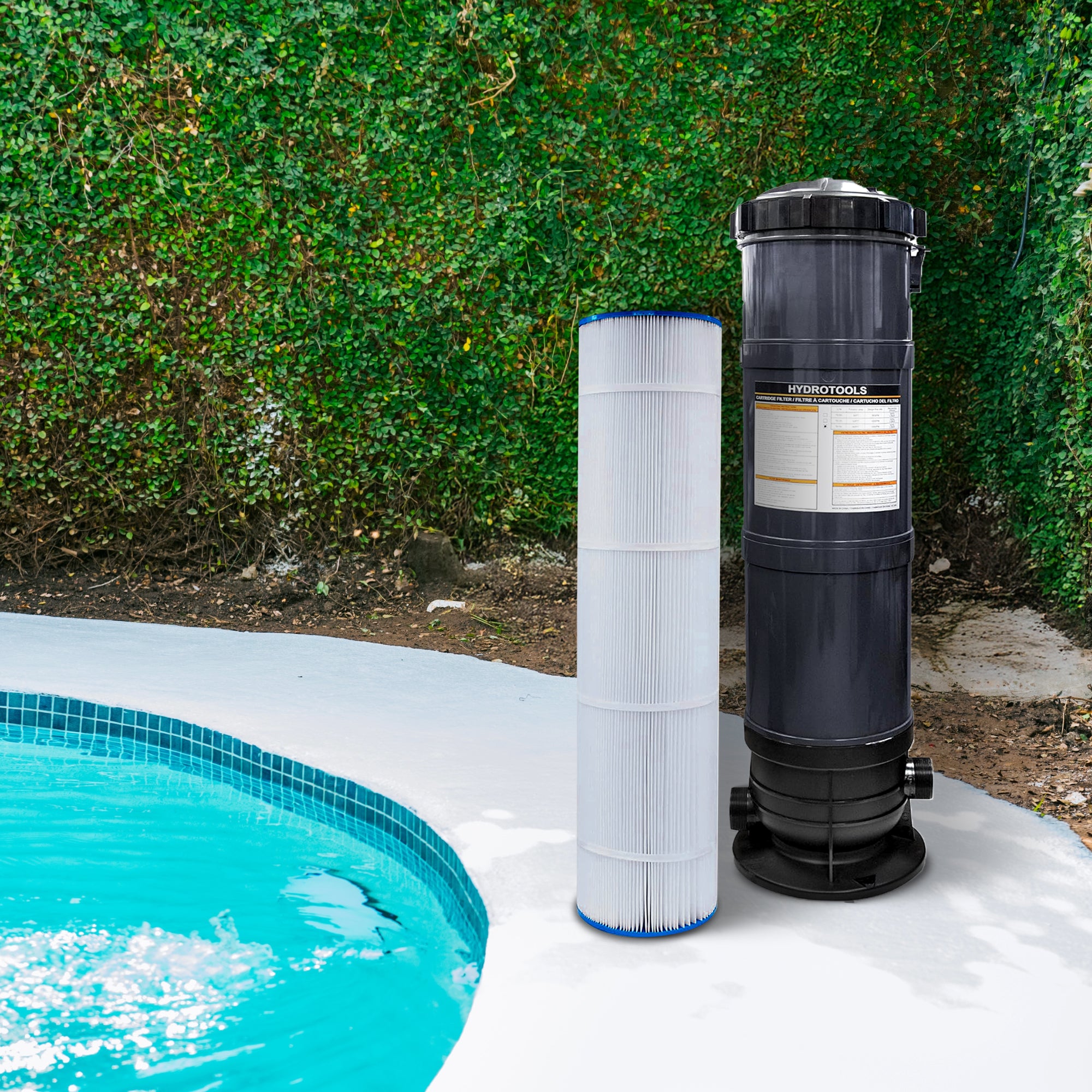 Swimline 100 Sq Ft Replacement Cartridge Element with 50 Microns for Pool Use