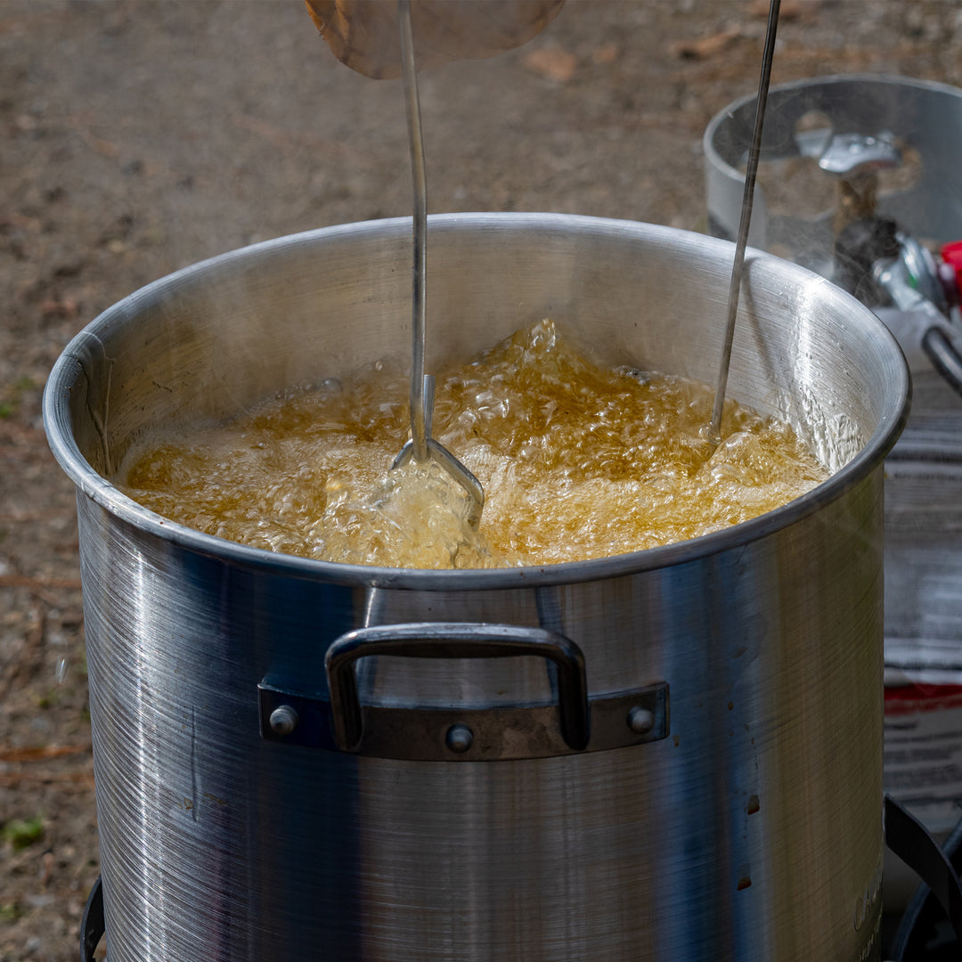 Metal-Fusion Import 29 Quart Aluminum Turkey Frying Cooker Package w/38,000 BTU - VMInnovations