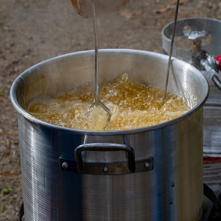 Metal-Fusion Import 29 Quart Aluminum Turkey Frying Cooker Package w/38,000 BTU - VMInnovations