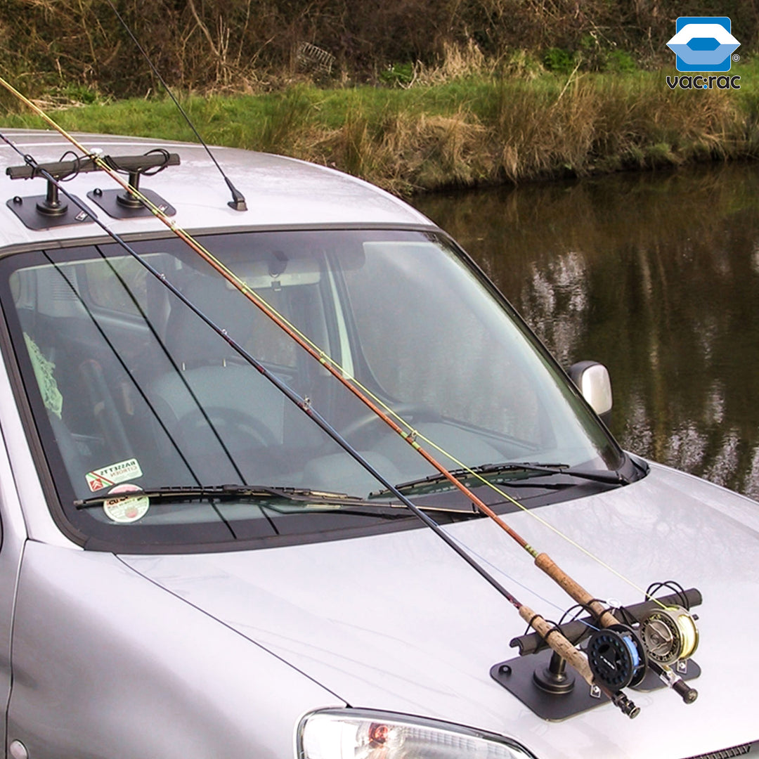 Vac Rac Pro Combi Magnetic Base T Bar Design Rod Rack , Black (Open Box)