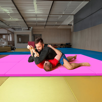 BalanceFrom Fitness GoGym 120x48in Gymnastics Mat, Pink (Damaged) - VMInnovations