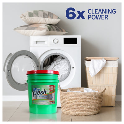 Ultra Fresh 3X Platinum Laundry Detergent, Up to 640 Loads, Mango Twist, 5 Gal - VMInnovations