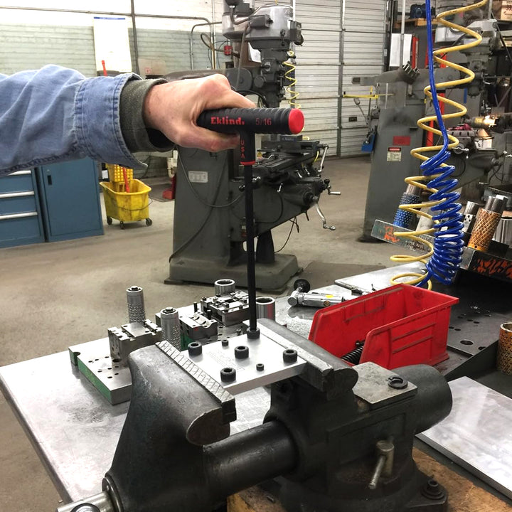 Eklind Tool 9 Piece Set Power T Handle Ball Hex Key Alloy Steel Allen Wrench