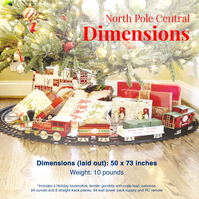 Lionel Trains North Pole Central Battery Power Christmas Train Set (Used)