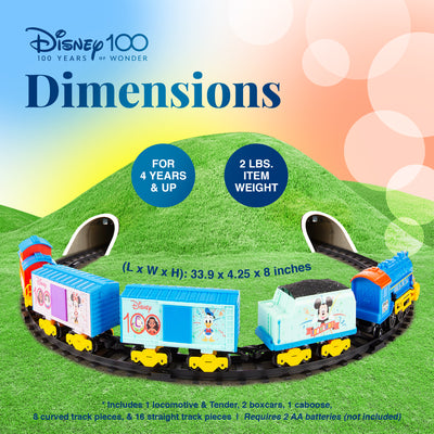 Lionel Trains Disney 100 Yrs of Wonder Battery Operated Ready-To-Play (Open Box) - VMInnovations