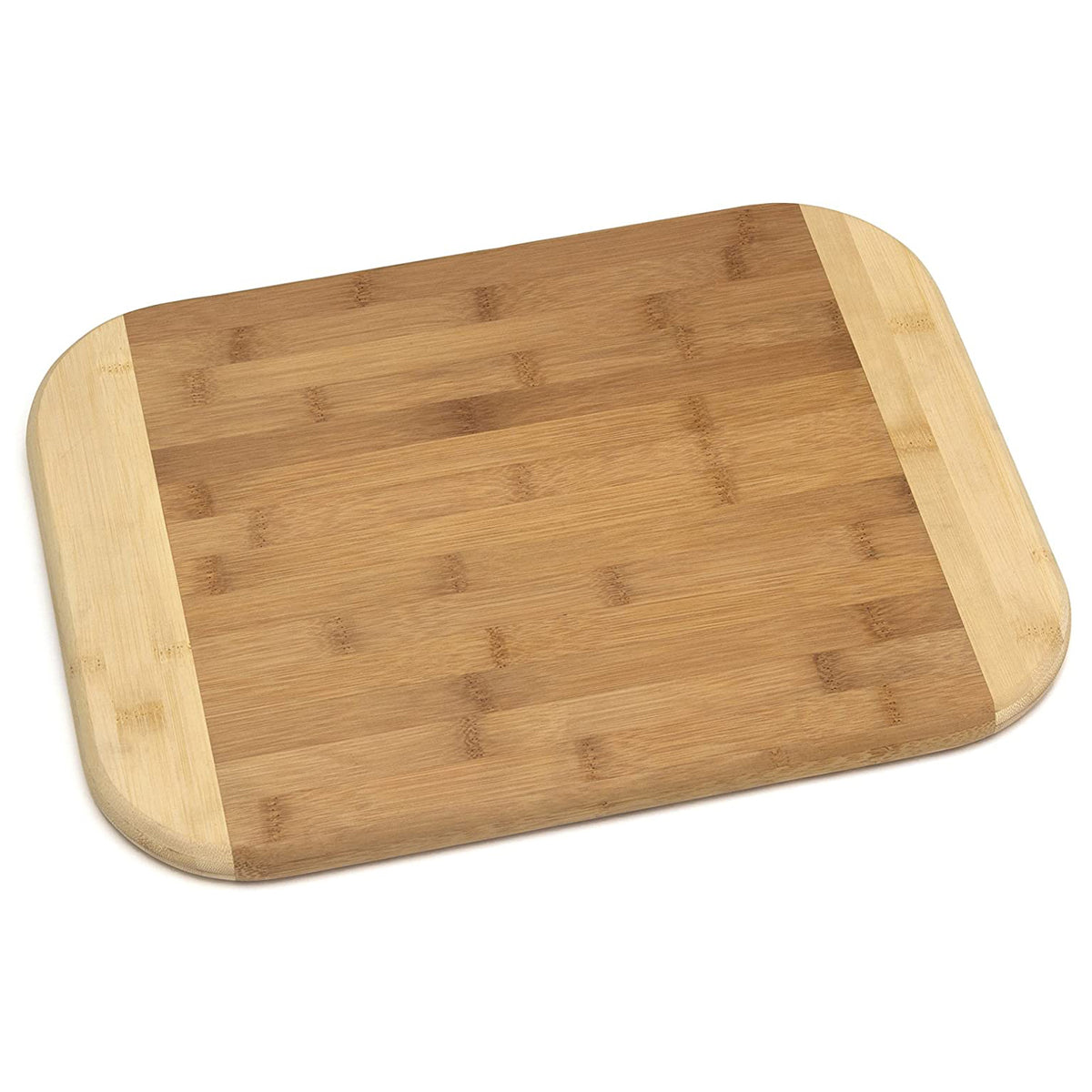 Lipper International Large Versatile Home 2 Toned Kitchen Carving Board, Bamboo