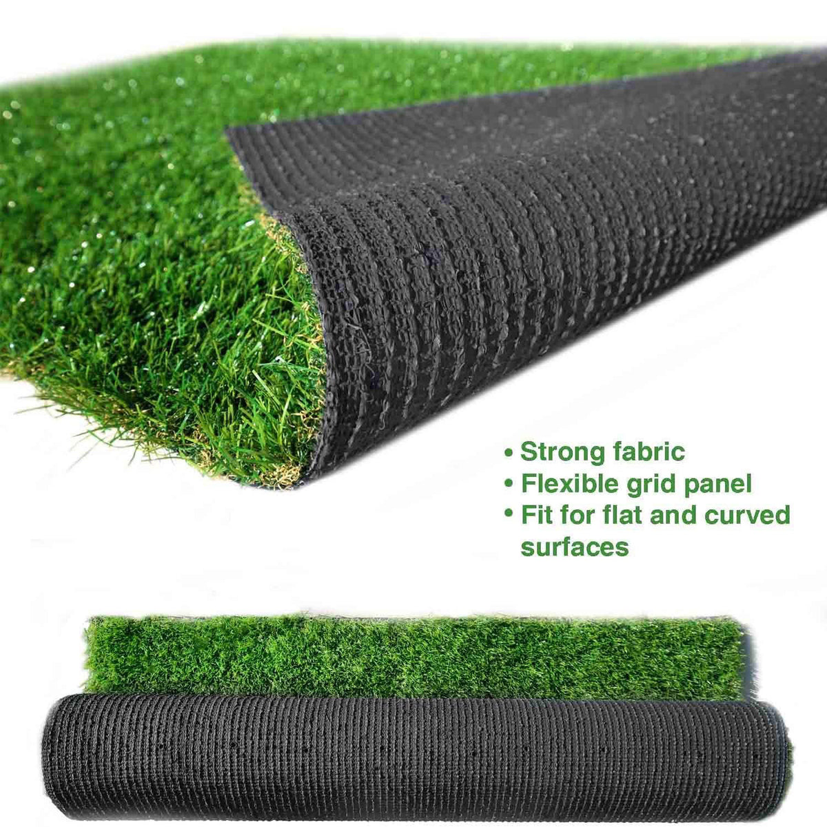 LITA 7 X 13 Feet Realistic UV Resistant Artificial Grass Turf Mat (Open Box)