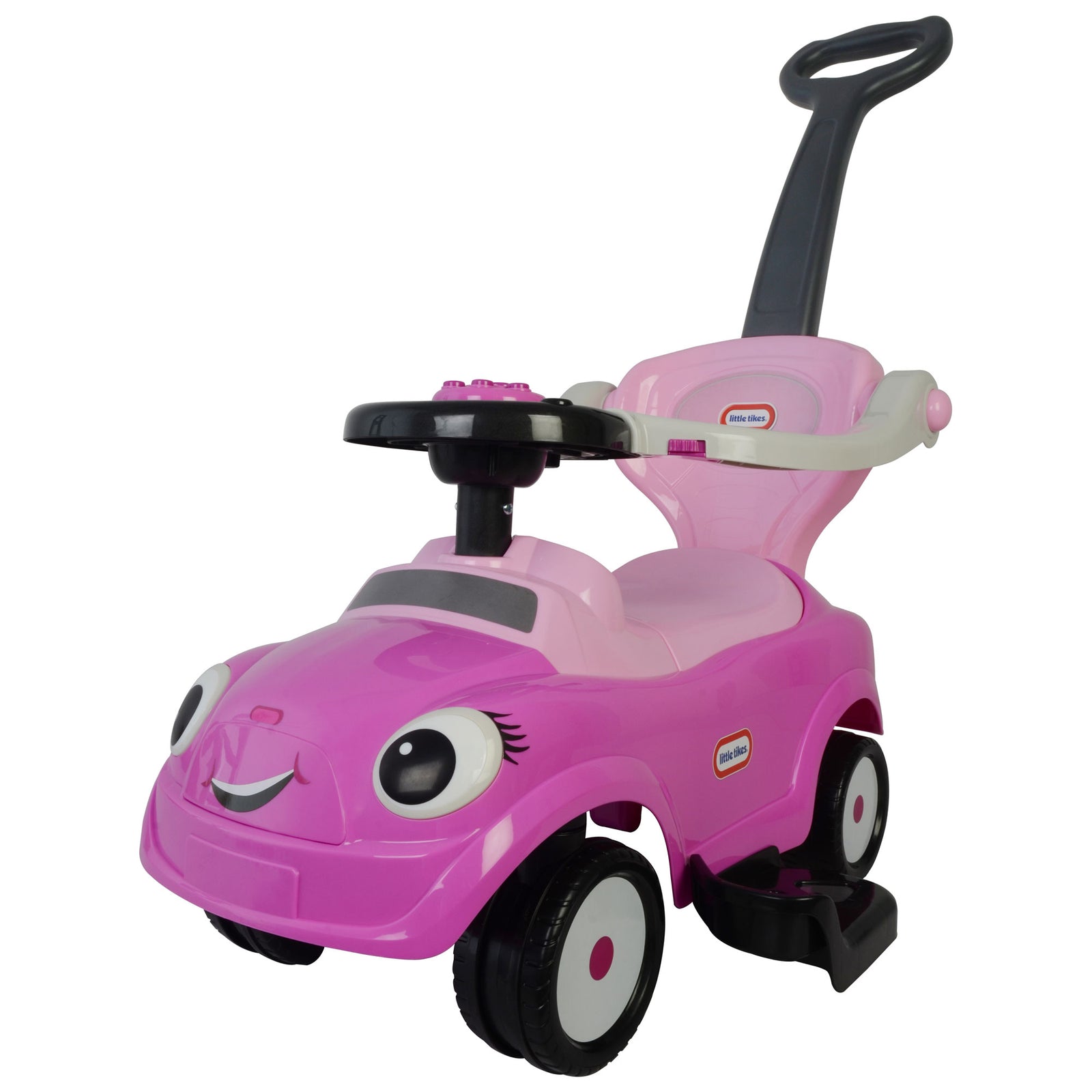 Best Ride On Cars Baby 3 in 1 Little Tikes Push Car Stroller Ride On Toy, Pink - VMInnovations