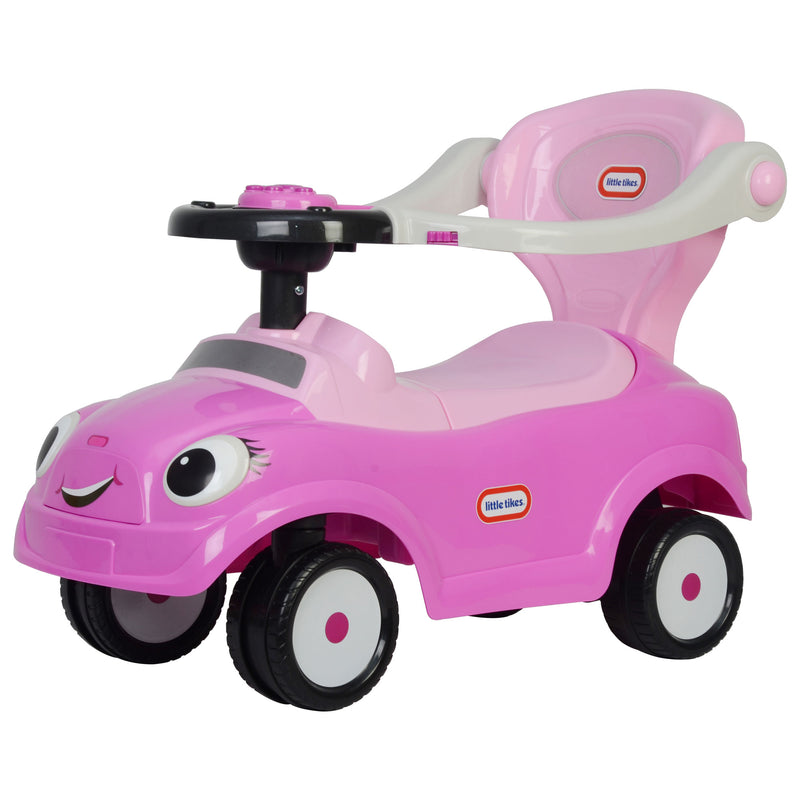 Best Ride On Cars Baby 3 in 1 Little Tikes Push Car Stroller Ride On Toy, Pink - VMInnovations