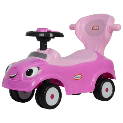 Best Ride On Cars Baby 3 in 1 Little Tikes Push Car Stroller Ride On Toy, Pink - VMInnovations