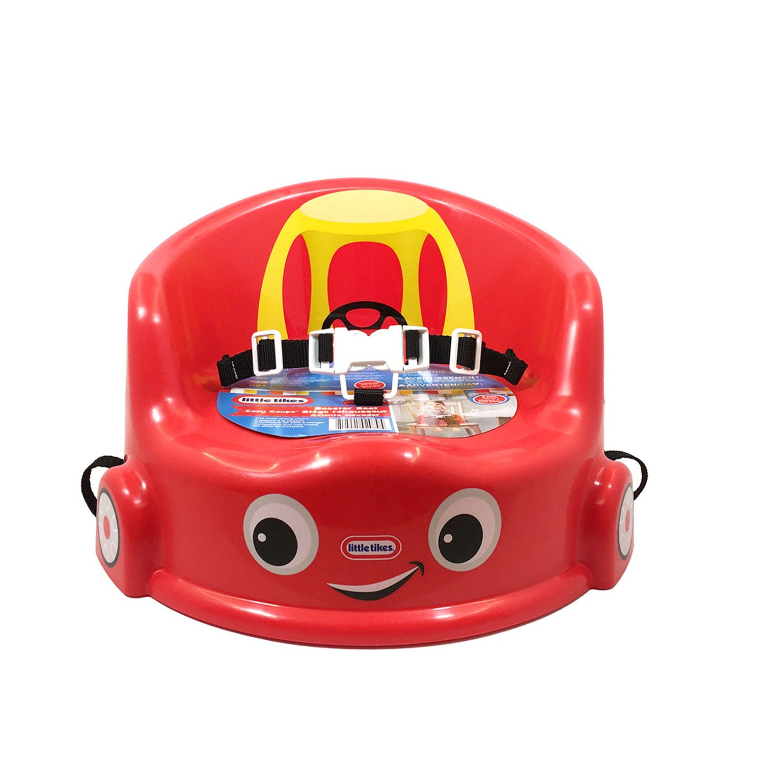 Little Tikes Cozy Coupe Kids Table Chair Booster Seat w/ Harness, Red (Open Box)