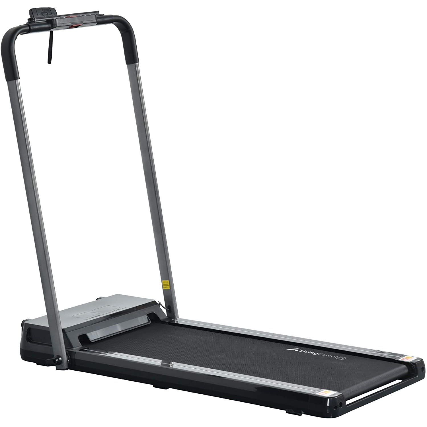 Living Essentials 2 in 1 Foldable Electric Treadmill Home Gym Exercise Equipment (Refurbished)