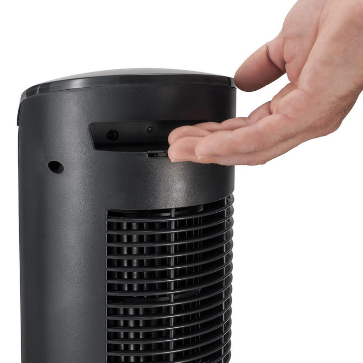 Lasko 38 Inch 3 Speed Electric Remote Controlled Wind Tower Fan, Black (Used)