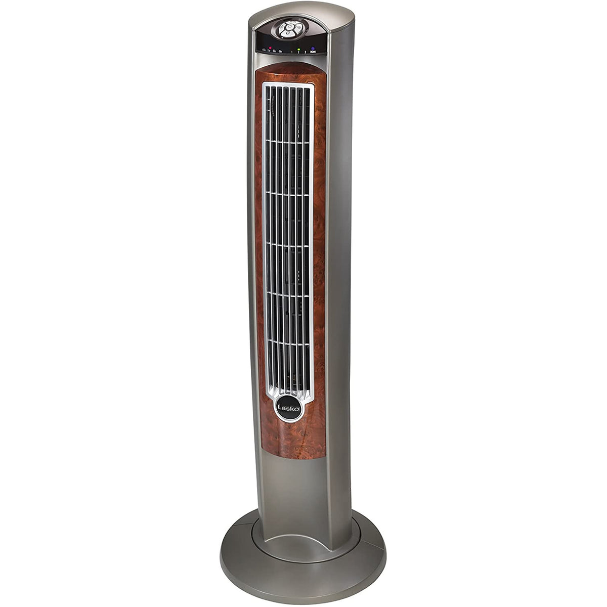 Lasko 42" Wind Curve 3-Speed Oscillating Tower Fan w/ Fresh Air Ionizer & Remote