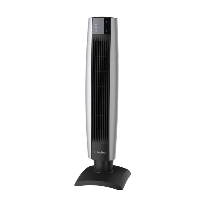 Lasko 3 Speed Oscillating Tower Fan with Multi Function Remote Control, Black