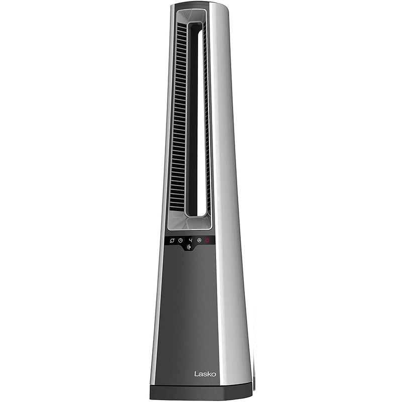 Lasko AC615 4 Speed Bladeless Remote Oscillating Whole Room Tower Fan (Open Box)