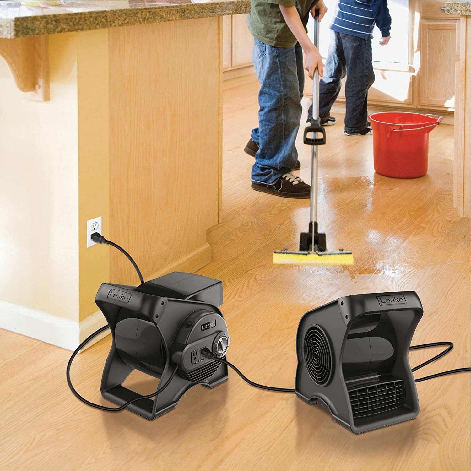 Lasko Pro 3 Speed Pivoting Home Floor Garage Cooling Drying Fan (Open Box) - VMInnovations