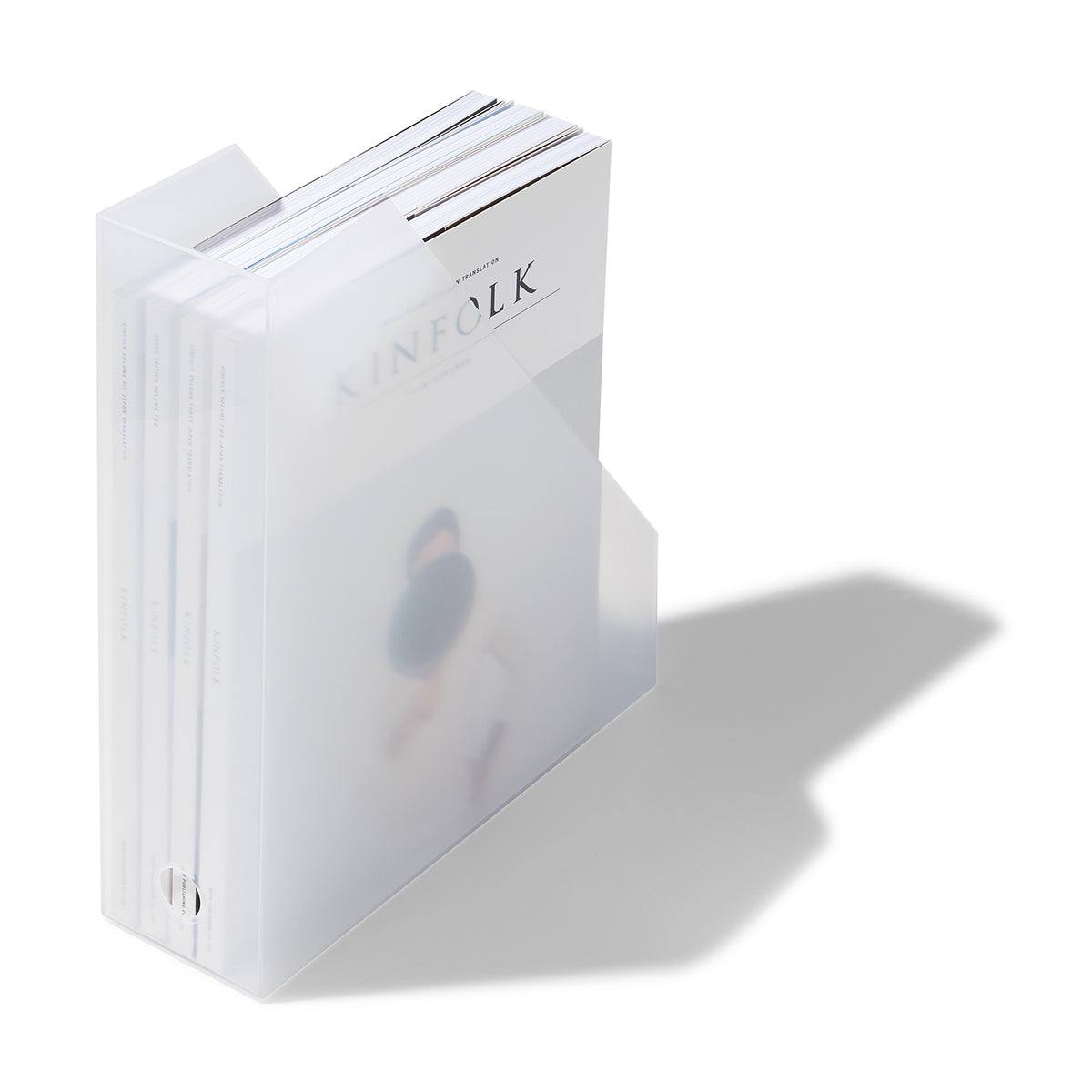 Like-It MX-19 Home and Office Desktop Storage File Box Organizer, White (2 Pack)