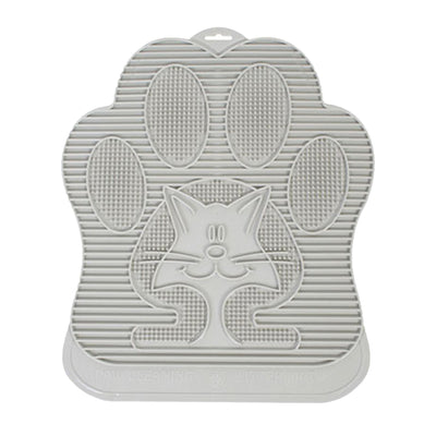 Omega Paw Enclosed No Scoop Self-Cleaning Litter Box & Paw Cleaning Mat for Cats - VMInnovations