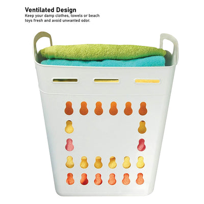 United Solutions Laundry Basket & Hands Free Shoulder Strap (3 Pack) (For Parts)