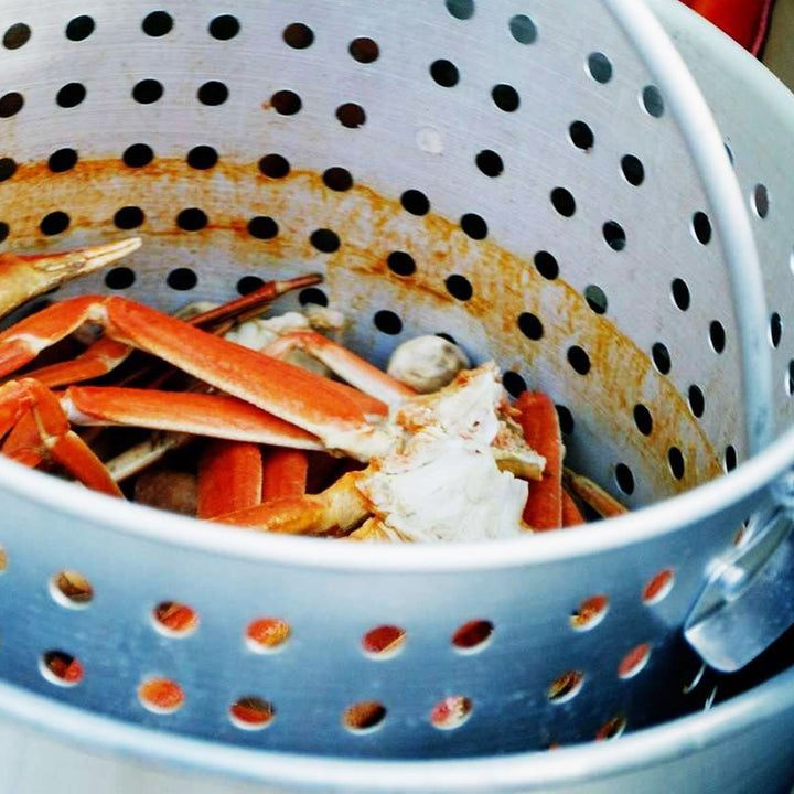 Loco Cookers 80 Quart SureSpark Seafood Boil and Steam Kit with Twist and Drain