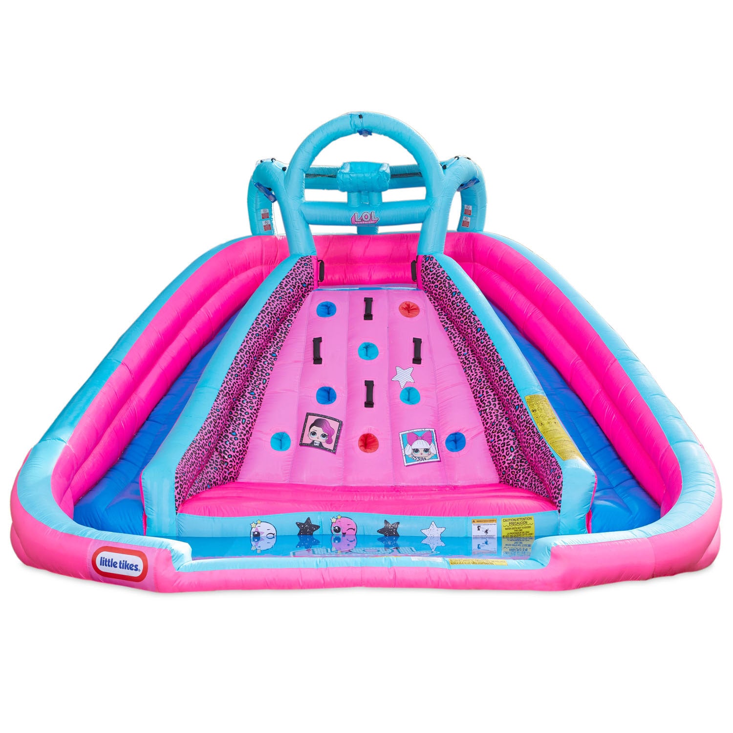 Little Tikes 650451C LOL Surprise Inflatable River Race Water Slide with Blower
