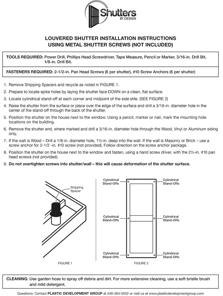 Outdoor Vinyl Louvered Shutters, Bordeaux (Used) - VMInnovations
