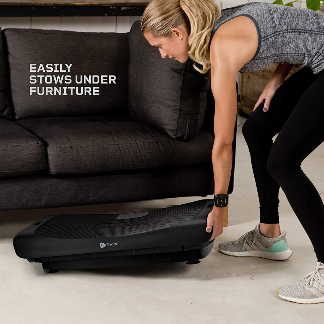 LifePro Rumblex 4D Pro Vibration Plate Body Exercise Machine, Black (Open Box) - VMInnovations
