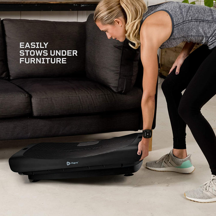 LifePro Rumblex 4D Pro Vibration Plate Body Exercise Machine, Black (Open Box) - VMInnovations