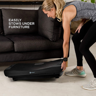 LifePro Rumblex 4D Pro Vibration Plate Body Exercise Equipment Machine, Black