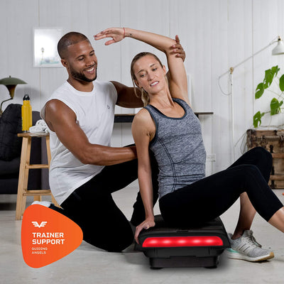 LifePro Rumblex 4D Pro Vibration Plate Body Exercise Equipment Machine, Black