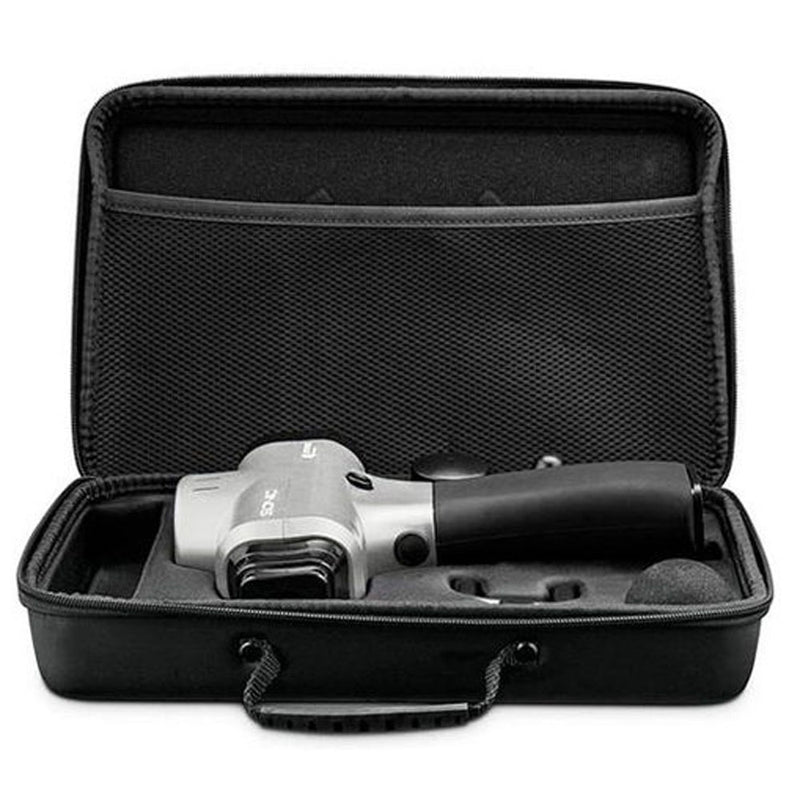 Lifepro Sonic Handheld Deep Tissue Muscle Percussion Compact Massage Gun, Silver