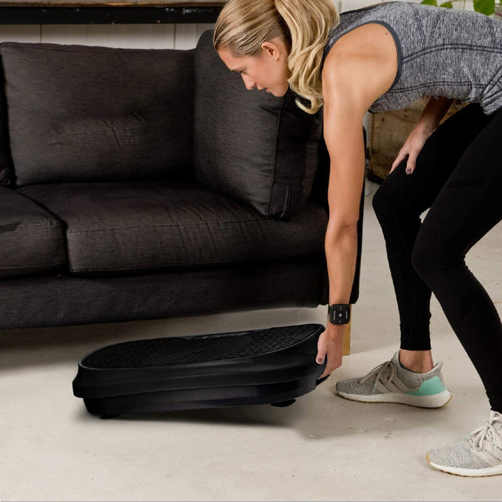 LifePro Waver Mini Vibration Plate Full Body Exercise Machine, Black (Open Box)