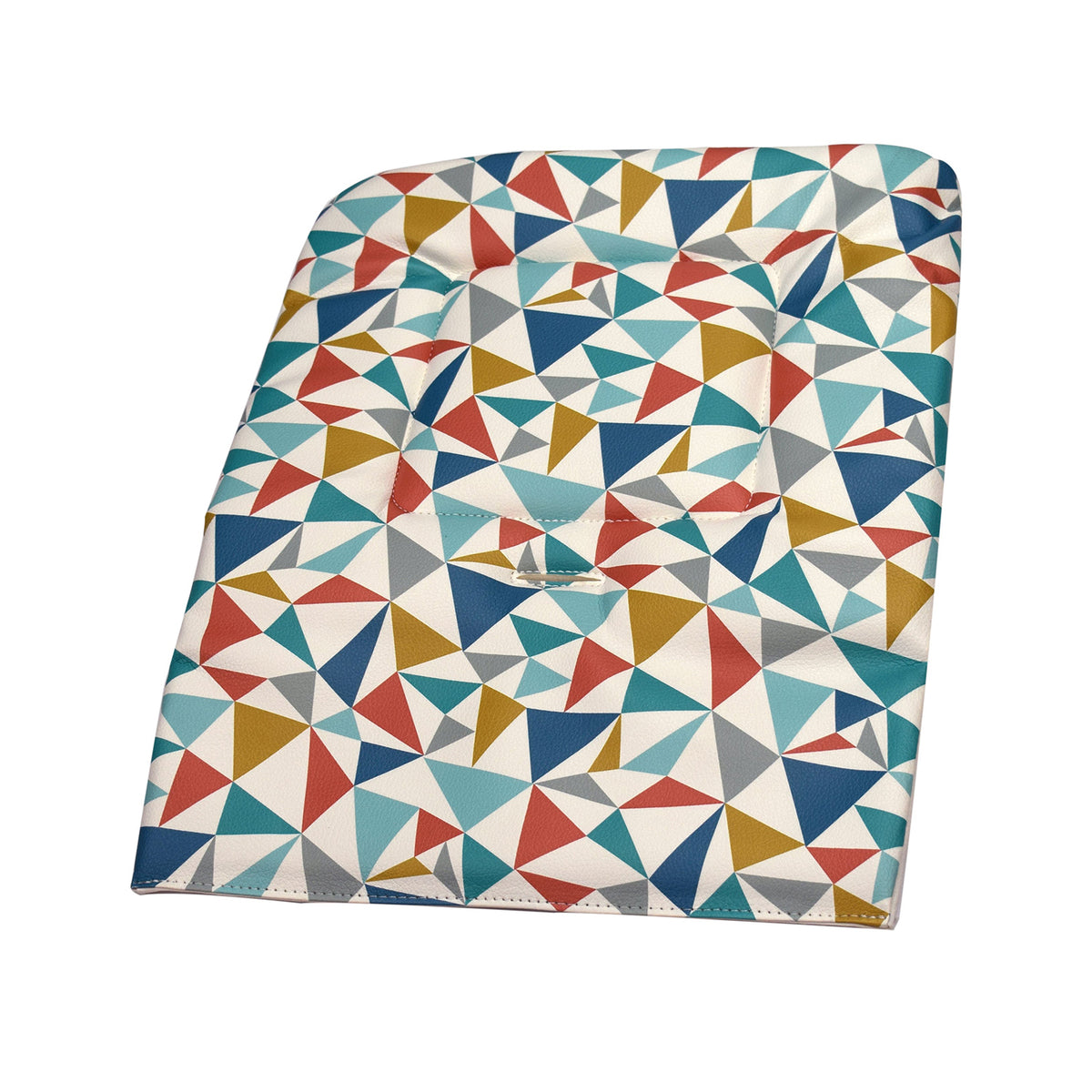 Little Partners MOD Baby Toddler Booster Seat w/ Cushion, Geo Shapes, Natural - VMInnovations