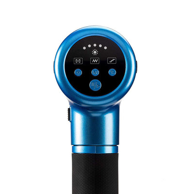 Lifepro LPFSNFXBLU Fusion FX Heated Percussion Massage Gun with 5 Attachments