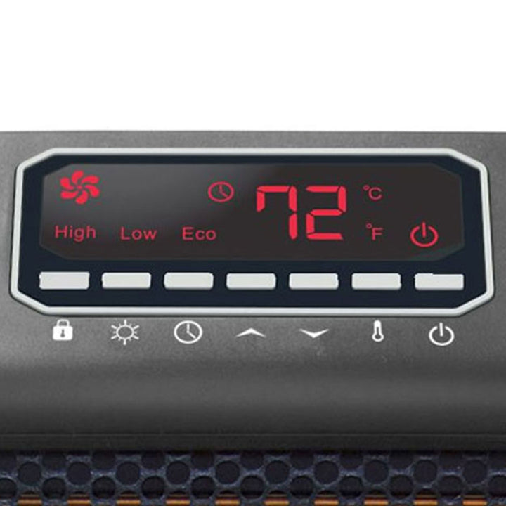 LifeSmart LifePro 1500W 6 Element Infrared Large Room Space Heater w/ Remote - VMInnovations