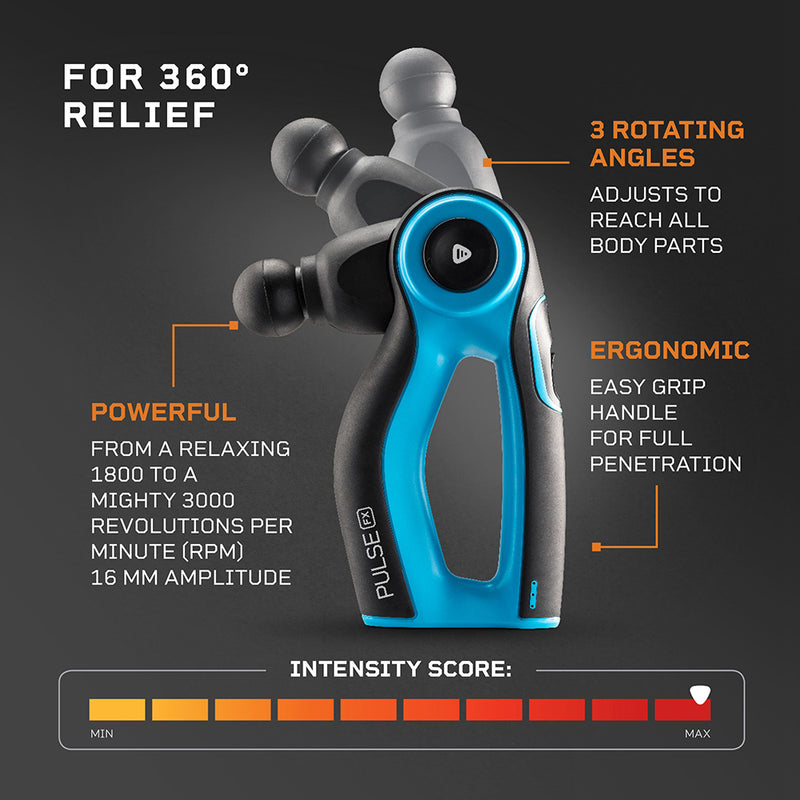 Lifepro Pulse FX Powerful Rotating Deep Tissue Percussion Massage Gun (Used)
