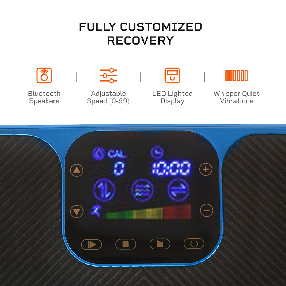 Lifepro LPRMXBLU Rublex Vibration Plate Body Exercise Workout Equipment Machine