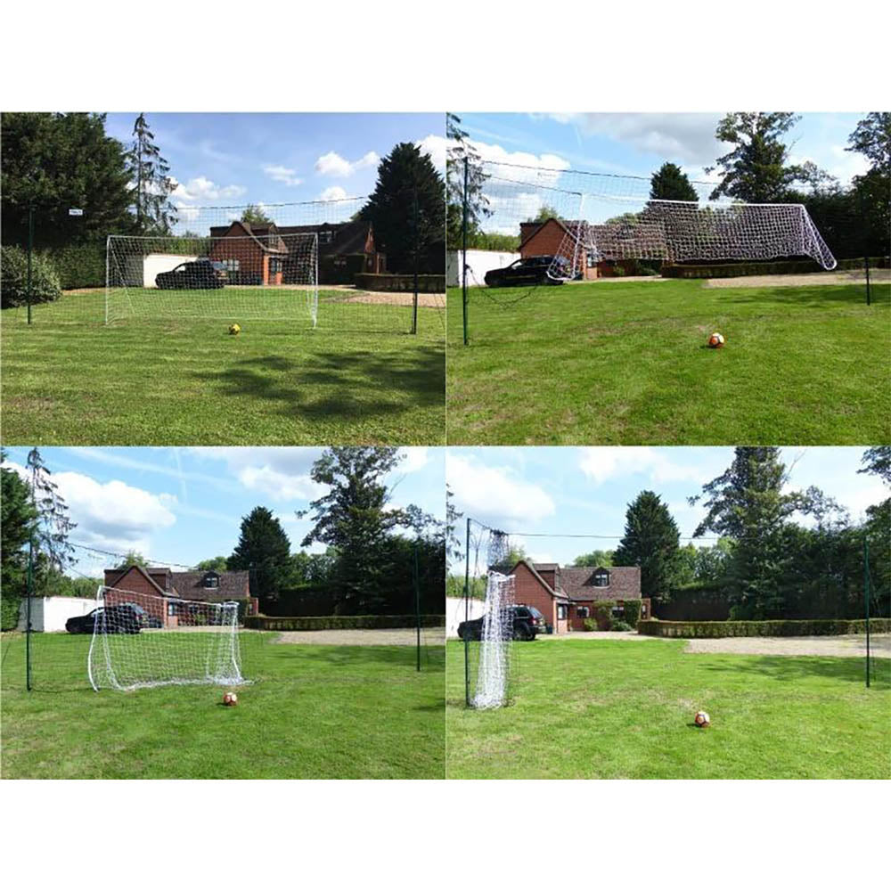 Open Goaaal JX-OGFL2 Soccer Practice Net Rebounder with Goal, Large (2 Pack)
